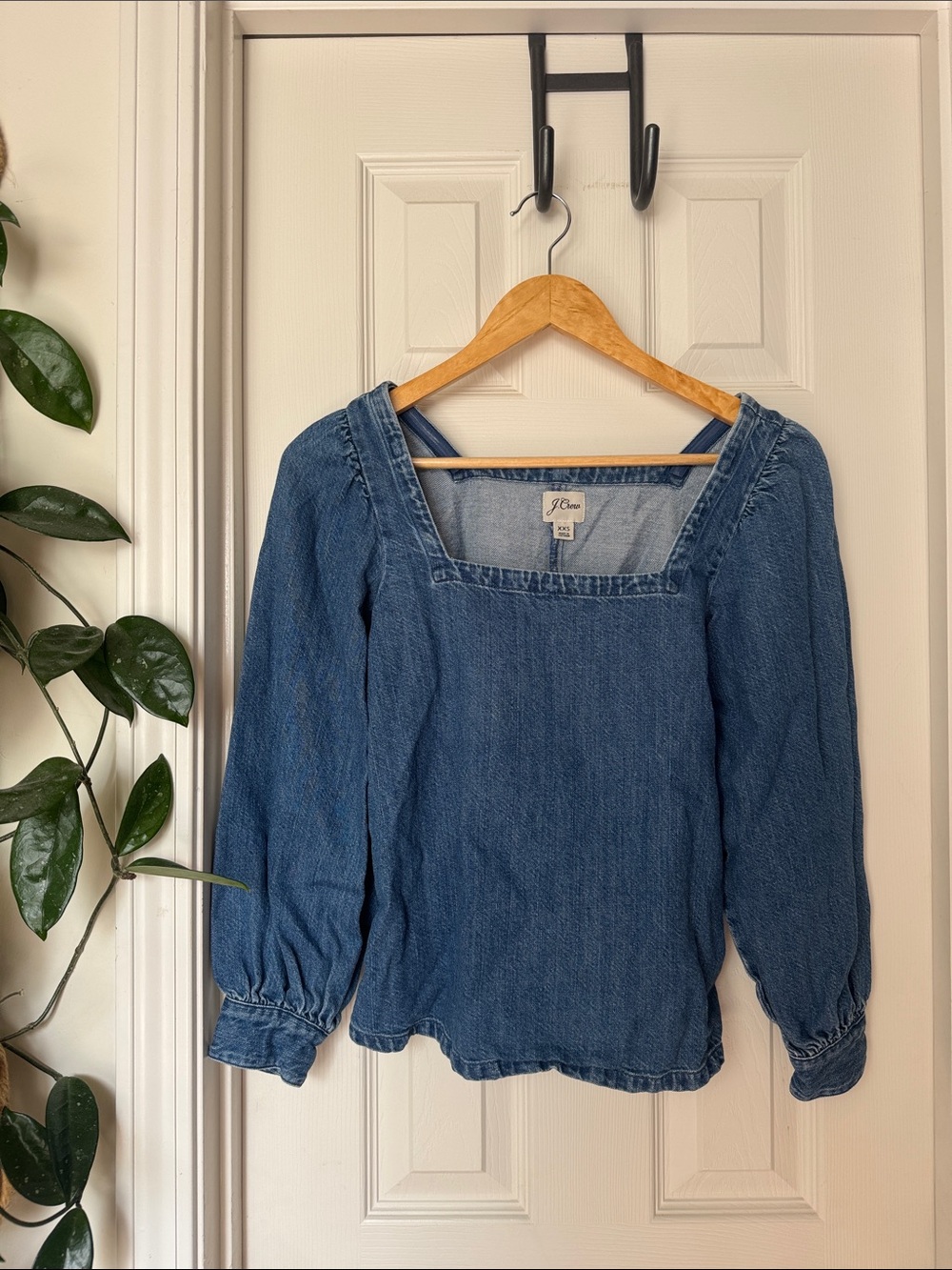 J. Crew denim top